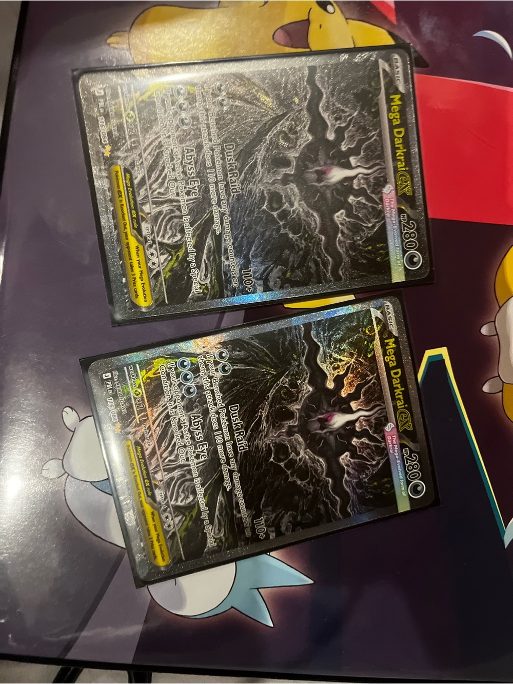Mega Darkrai-EX Holo Trading Card - Black